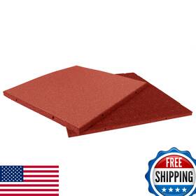 Rubber-cal B00a48nj4c Rubber-cal Eco-sport Floor Tile-pack Of 3 Red 1 X 20 20-inch 03 209 Wtc