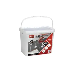 100-strap Rubi 2992 Tile Level Set With 100-cap Pliers Flooring Accessory Plastic White
