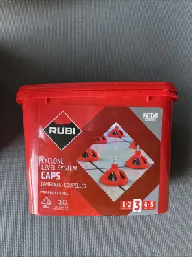 35949 Rubi Cyclone Kit Tile Spacer And Leveling System 100 Caps 35949. A Few Used
