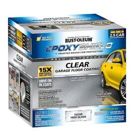 Rust-oleum 365188 Rust-oleum 292514 Epoxyshield Premium Floor Coating Kit Clear