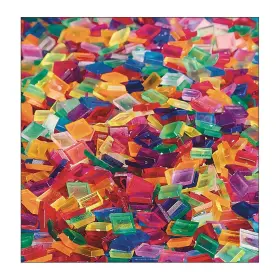 S&s Worldwide 840614121414 Color Splash Square Plastic Tile Assortment