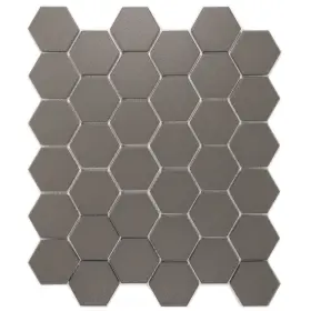Sage 2x2 Hex White 679523380267 2 Inch X Hexagon Porcelain Matte Mosaic Tile - 11