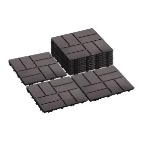 Sailary 976099139355 12 Pcs Plastic Interlocking Patio Deck Tiles - Inch X Indoor Outdoor Water Sailary 976099139355 12 Pcs Plastic Interlocking Patio Deck Tiles - Inch X Indoor Outdoor Water