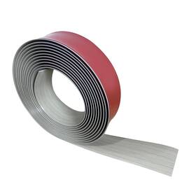 Salimhib Sjzslm202404-18 Vinyl Floor Transition Strip Self Adhesive 2 Inch 20ft Light Gray Wood Grain Flo