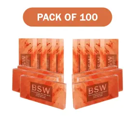 Hsp-st100 Salt Bricks Himalayan 8x4x0.75 100 Pack Natural Pink Tiles For Spa Sauna