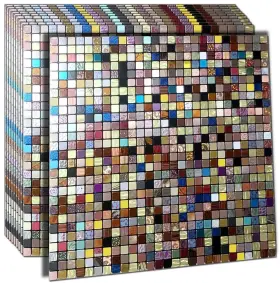 Sy1001 Sanyeskkiy 10 Sheets Peel And Stick Backsplash Tile Self-adhesive Mosaic On