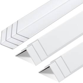 Sasylvia Cha-sasylvia-2596 10 Pcs Wall Corner Protector Guards Vinyl 1-1/8 X 48 Inches Trim Mold