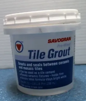 12860 Savogran Pre-mixed Tile Grout 8 Fl. Oz. White Fs 12860 Savogran Pre-mixed Tile Grout 8 Fl. Oz. White Fs