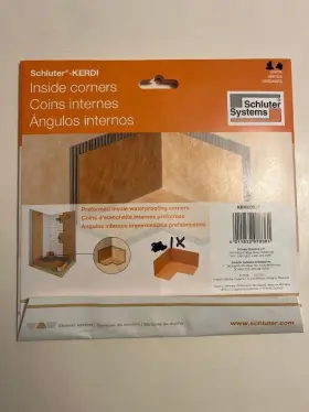 Schl Ter 011832078361 Schluter Kerdi Inside Corners Kereck/fi2 - 1 Pcs New