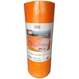 Drain25m Schl Ter 011832089978 Schluter Ditra Drain 269 Sq Ft Uncoupling Exterior Drainage Membrane