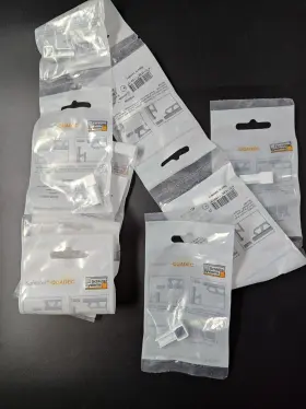 Q100bw Schl Ter 011832115615 Lot Of 10 Schluter Quadec Out Corner 3/8 Inch Alum Bright White Ed/q100bw