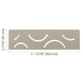 Sns1d6tssg Schl Ter 011832170720 Schluter Shelf-n - Curve Design Stone Grey