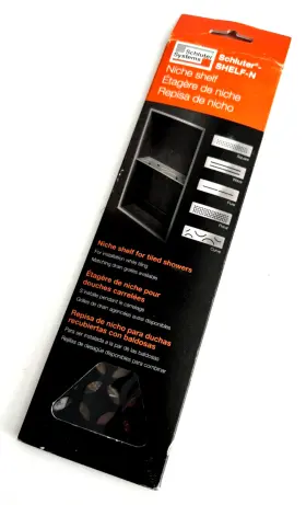 Sns1d5mgs Schl Ter 011832176739 Schluter Niche Shelf-n Floral Design Matte Black Shower Accessory New Sns1d5mgs Schl Ter 011832176739 Schluter Niche Shelf-n Floral Design Matte Black Shower Accessory New
