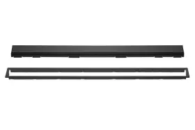 Kl1ar19mgs100 Schl Ter 011832199554 Schluter Systems Kerdi-line Matte Black Rectangle Grate