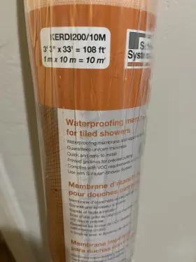 Schl Ter 200/10m Kerdi Waterproofing Membrane Plus Extras