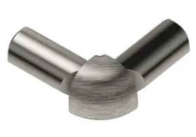 Ro100atgb Schl Ter E2l/ro100atgb Schluter Rondec 2-leg Outside Corner 3/8 Inch - Aluminum Brushed Nickel Atgb