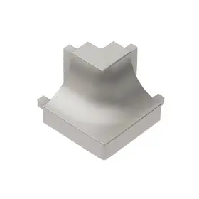 Ahk1s Schl Ter E90/ahk1s/at Schluter Dilex-ahk Outside Corner Sq 90 Degrees Aluminum Satin Nickel