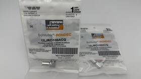 Schl Ter I2l/ro100acg Schluter Systems I2l/ri100acg Rondec Polished Chrome Inside Corner Lot Of 2 New