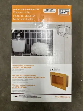Kb12sn305152a Schl Ter Schluter Systems Kerdi-board-sn 12-in X 6-in Shower Niche