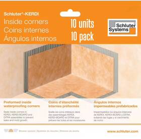 Schl Ter Kereck/f12 Schluter Kerdi-kereck 90 Inside Corner Waterproofing Shower Membrane 10 Pack