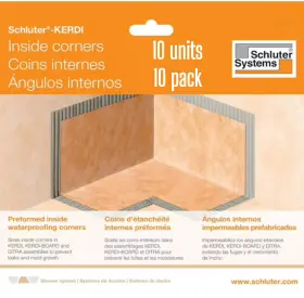 Schl Ter Kereck/f12 Schluter Kerdi-kereck 90 Inside Corner Waterproofing Shower Membrane 10 Pack