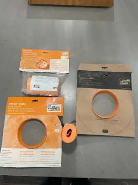 Kmsmv235 Schl Ter Kmsmv235/114/uv Schluter Kerdi 4.5 Inch Mixing Valve Seals 2 And Waterproofing Bands