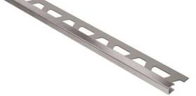 Schl Ter Q100eb Schluter Quadec Brushed Stainless Steel 3/8 Inch X 8ft-1/2 Metal Tile Trim Profile