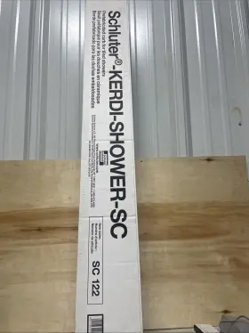 Sc122 Schl Ter Schluter Kerdi Shower Sc Prefabricated Curb For Tiled Showers 48 Inch X6 X4.5