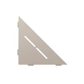 Schl Ter Ses1d6mbw Schluter Systems Shelf Triangular Corner Pure Cream Ses1d7tsc