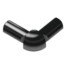 Ro100agsg Schluter 011832158056 Rondec E2l/ro100agsg 2-leg Out Corner 3/8 Inch Aluminum Bright Black