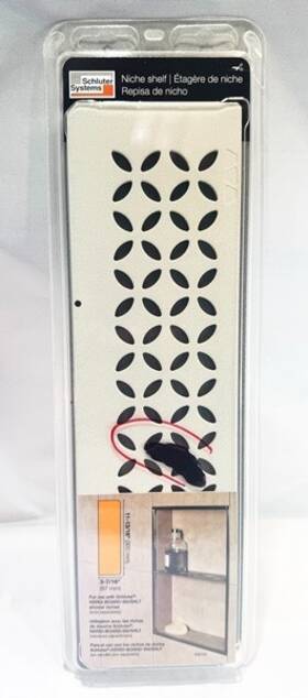 Schluter 011832176715 New Sealed - Shelf-n Floral Design Greige Sns1d5tsbg
