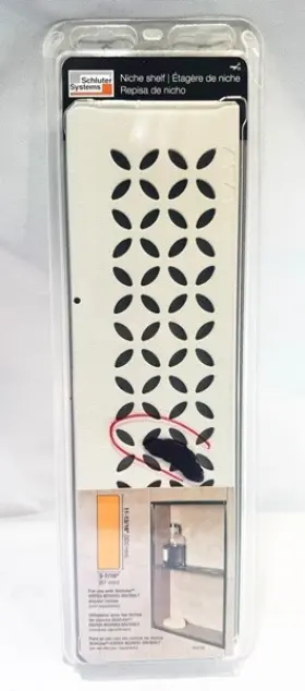 Sns1d5tsbg Schluter 011832176715 New Sealed - Shelf-n Floral Design Greige