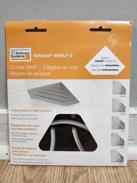 Ses1d6mgs Schluter 011832177019 Shelf-e - Corner Triangular Curve Design Matte Black Ses1d6mgs Schluter 011832177019 Shelf-e - Corner Triangular Curve Design Matte Black