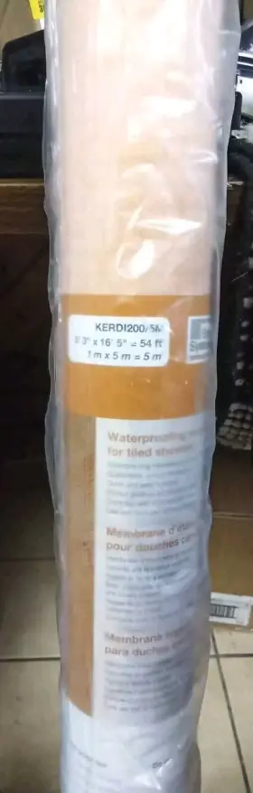 Kerdi200 Schluter 200/5m Kerdi200/5m Waterproofing Membrane 54 Ft