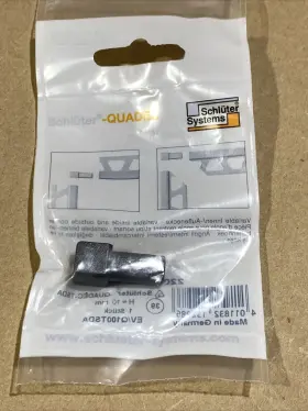 Q100tsda Schluter-quadec Ev/q100tsda Systems - 3/8 Inch X 1 Inside/outside Corner New