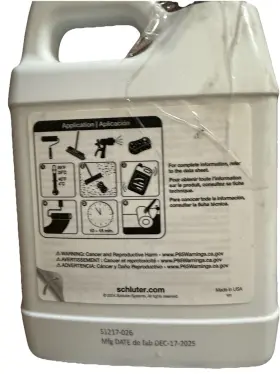 Schluter Systems 011832202834 Primer Peel And Stick - Quick Drying Water Based 1 Quart 946 Ml
