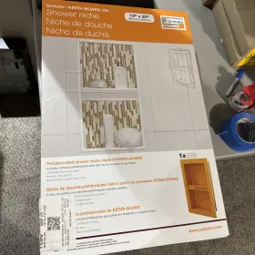 Kb12sn305508af Schluter Systems 12x20 Kerdi Board-sn Shower Niche With Frame
