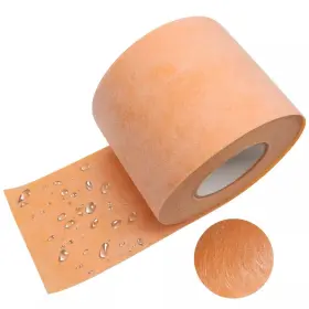 O-097 Seamaka New Waterproof Uncoupling Membrane 20m Waterproofing Band Roll 120ft X 5 Inches