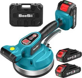 Kp-160b  Seesii Electric Tile Vibrator Floor Leveling Machine Handheld Tiler Vibration Tool