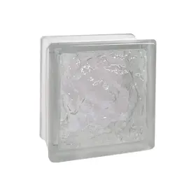 Ic663 Seves Glass Blocks 6 Inch X6 X3 3 Thick Series 10-pack Ice Pattern 0.53 Btu Clear