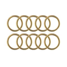 Shanghai Antengda Tools Co. Ltd. Bsb011612p710x10 10pcs Saw Blade Bushings - 5/8 Inch To 1/2 Brass Ring Adapter Thickness Of 1.0mm By