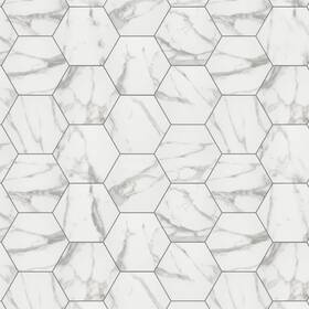 Shaw 490ts Point And Verge - 8 Inch X 9 Hexagon Floor Wall Tile