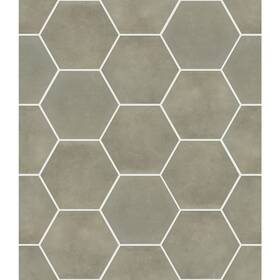 Shaw 493ts Halftone - 9 Inch X 11 Hexagon Floor And Wall Tile