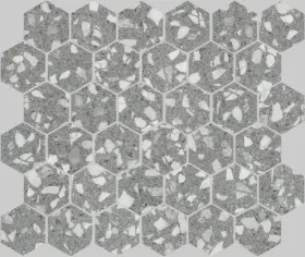 585ts-00510 Shaw 585ts Luxe Moderne - 12 Inch X Hexagon Geometric Floor And Machine Age