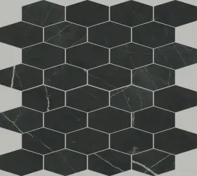 Cs19x-00900 Shaw Cs19x Chateau Stretch Hex Mosaic - 11-13/16 Inch X 12-3/16 Nero Marquina Cs19x-00900 Shaw Cs19x Chateau Stretch Hex Mosaic - 11-13/16 Inch X 12-3/16 Nero Marquina
