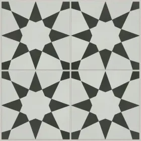 Cs56z-00190 Shaw Cs56z Revival Josefina - 8 Inch Square Floor And Wall Tile Onyx