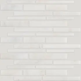 Cs79m-00101 Shaw Cs79m Boca Random Linear Polished Mosaic - 10 Inch X 12 Pearl