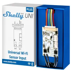 Shelly 3800235265710 Plus Uni Smart Wi-fi And Bluetooth Operated Module With Dry