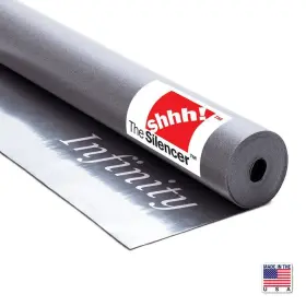 100-sq.-ft.x3ftx33.34ftx1.2mm Shhh The Silencer 679775220113 Underlayment Premium Sound Vapor