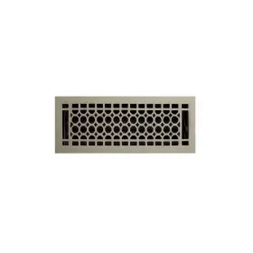 Hv-1016-48-bn Signature Hardware - Honeycomb Brass Floor Register Brushed Nickel 4 Inch X8 Hv-1016-48-bn Signature Hardware - Honeycomb Brass Floor Register Brushed Nickel 4 Inch X8